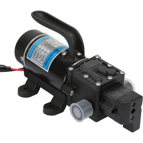 Elektrische Wasserpumpe, 120 W, 10 l/min, selbstansaugende Membranpumpe für Hochdruckreiniger, 12 V/10 A (1/5)