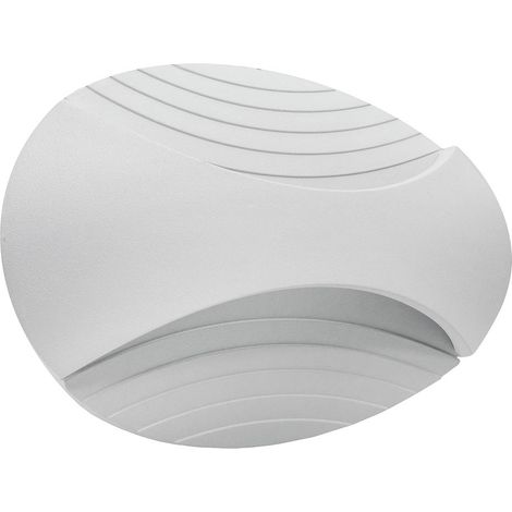 Applique a parete doppia emissione 6 watt a led lampada da muro ovale 3 modalità di luce calda fredda e naturale (1/5)