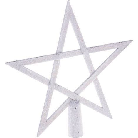 Sternenkamm weiß 20 cm -