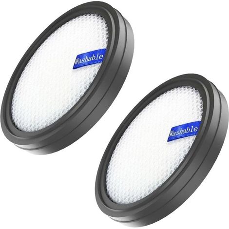 2PCS Accessoires de Filtre d'Aspirateur pour PrettyCare W200 / W300 / W400 / P1 / P2, Pièces de Rechange de Microfiltre Lavables, (1/5)