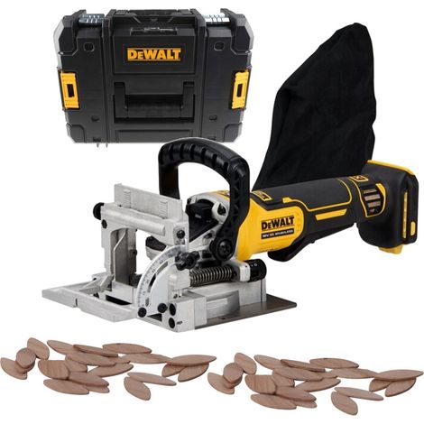 Dewalt DCW682NT 18v XR Brushless Biscuit Jointer Bare TSTAK Case + 1000 Biscuits (1/5)