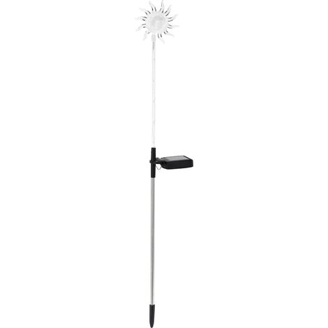 Lampe colorée à 6 LED à énergie solaire pour l'extérieur et l'intérieur, pour la décoration du jardin, de la cour et de la pelouse Soleil (1/5)