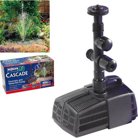Hozelock 3354 Cascade 1500 Fountain & Waterfall Pond Pump