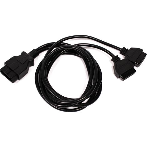 BeMatik - Duplicateur câble OBD II OBD2 J1962 mâle à femelle 150cm (1/3)
