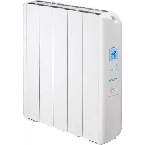 FARHO Eco Green Wifi Radiateur Électrique 550W à 5 Éléments en Aluminium Injecté, Fluide Farhoil, Thermostat Programmable, WiFi Intégré (1/4)