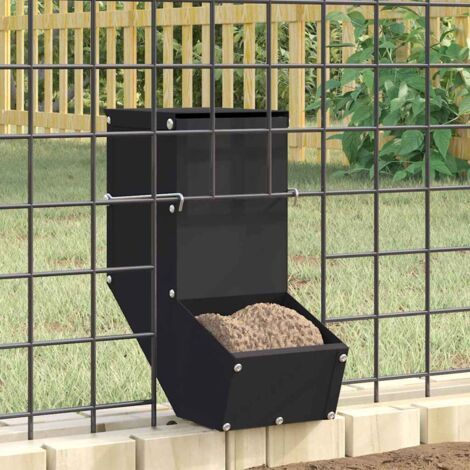 Distributeur pour lapins Noir 12,5 x 26 x 28,5 cm (1/5)