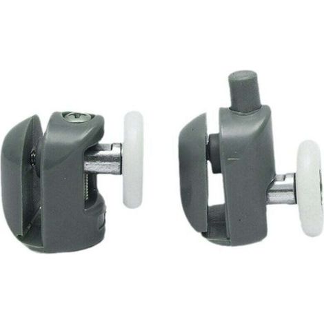 Roulettes Porte Douche Coulissante 23mm Antirouille 8 Pièces Galets Cabine Salle de Bain (1/5)