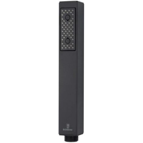 Douchette laiton jet de pluie cube noir mat BLACK & WHITE - BOSSINI B00255073 (1/2)