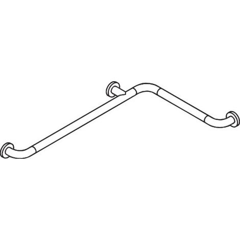 HEWI 801.35B100 99 Poignée baignoire-douche, mat, Ø33 (1/2)