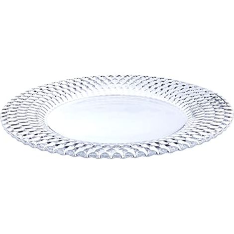 Villeroy & Boch - Boston Piatto Segnaposto Trasparente, Lavabile in Lavastoviglie, Stoviglie, Piatto Ceramica, Cristallo (1/4)