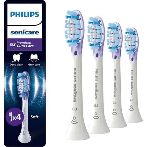 Philips Sonicare G3 Premium Gum Care HX9054/87 Schallzahnbürstenköpfe, Weiß
