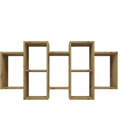 Topeshop Bilbao 7.0 étagère murale chêne artisan design (1/4)