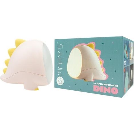 Lámpara LED infantil con diseño de dinosaurio rosa, 1,6 W, MW20533