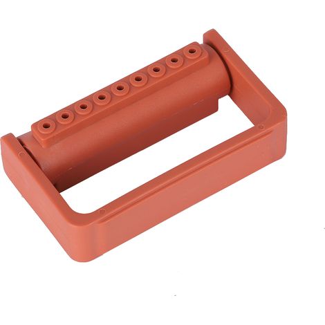 Boîte de stérilisation à 9 trous pour porte-foret dentaire, outil de soins buccaux pour stérilisation à haute température et haute pression (orange) (1/5)