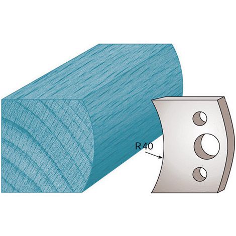Diamwood Jeu de 2 Fers Profilés Ht. 40 x 4 mm Main Courante M08 - Acier SP - Compatibilité 24 mm - Utilisation Professionnelle - Haute Qualité - Conception Suisse (1/2)