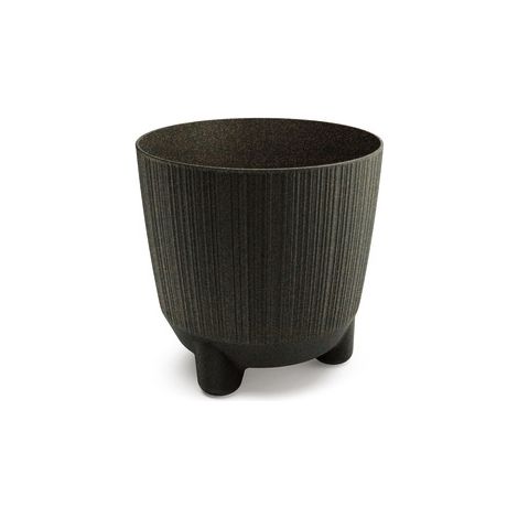 Prosperplast RYFO N ECO WOOD Vaso da fiori 20cm - marrone, vaso da fiori per giardino e balcone