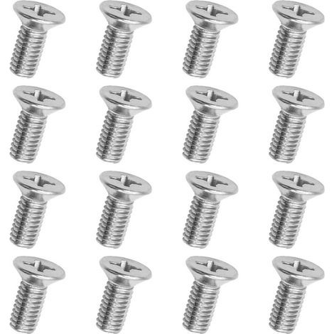 16 Pièces Auto Acier Inoxydable Vis Rotor, Titane Alliage Frein à Disque Boulons de Rotor, Vis à Disque de Frein Avant pour Voiture, Disques de Frein Automobiles Pièces à Usage Général (1/5)