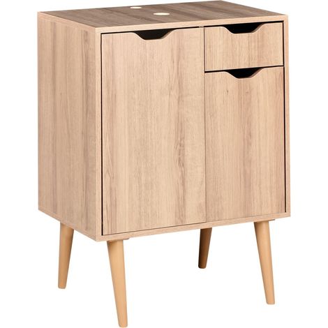 Waschbeckenunterschrank CANOAS 60 cm Hellbraun (1/5)