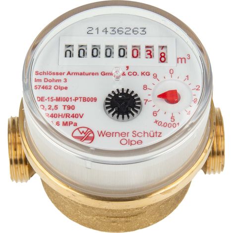 JS EINSTRAHLZAEHLER ETW BIS 90 GRAD,Q3=2,5,AG 3/4",80MM (1/5)