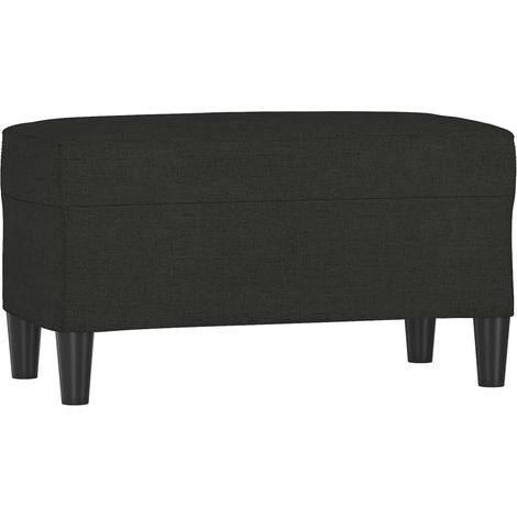Banc d'entrée - Banc intérieur Noir 70x35x41 cm Tissu fr9417 - Maison La Vie (1/5)