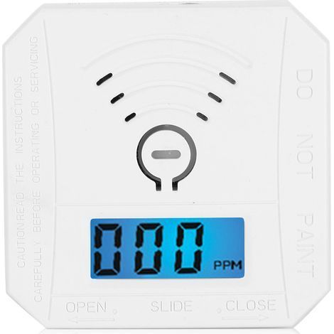 Mini-CO-Melder, akustischer und optischer Kohlenmonoxid-Vergiftungsalarm mit LCD-Bildschirm (1/5)