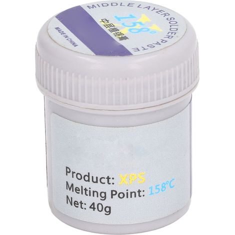 Pâte à souder basse température 158°C pour BGA, flux haute adhérence pour réparations (1/5)