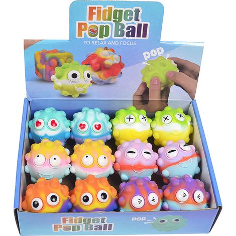 Balle à bulles créative en silicone saillante pour rongeurs pionniers, balle de décompression à pincer et à frapper un hamster.