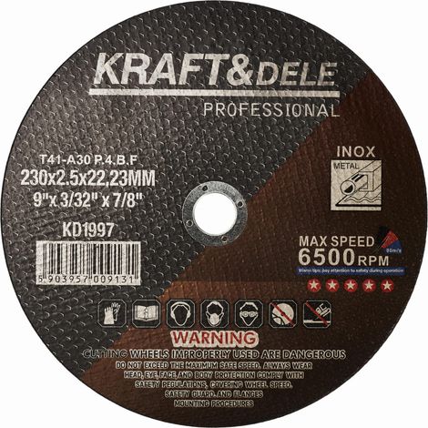 Disque de coupe métal 230 x 2,5 x 22,23 mm - Solution de coupe (1/5)