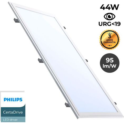 Panel LED Slim Empotrable 120X30 Cm - Driver Philips - 44W - - Blanco Frío