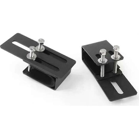 Lot de 2 supports universels pour barres lumineuses LED de toit de voiture/SUV, fixation pour phares de travail tout-terrain, accessoires pour pick-up et autres véhicules - JXLGV