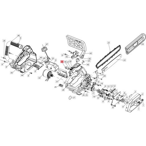 Pulsante di sicurezza motosega THCS22-07 ORIGINALE BLUEBIRD 2180600640000