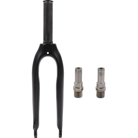 Ersatz-Vorderradgabel aus Kohlefaser für Falträder, mit Schrauben, für 20-Zoll-V-Brake- und C-Brake-Bremsen, matte Oberfläche. (1/5)