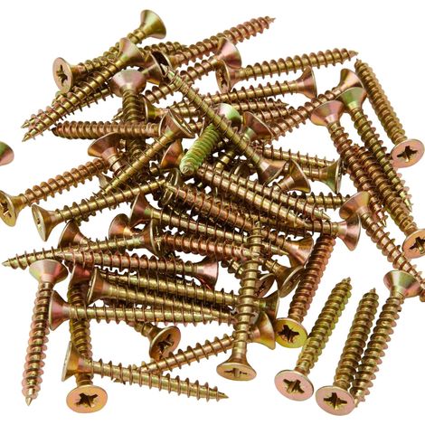 Forgefix Multi-Purpose Pozi Screw 5.0 40 10 x 1.5 Hardened Steel 200 Box MPS540Y