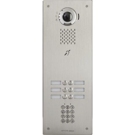 Ixdvf6Lac P.Vid. Enc.6Bp Ip Inox Bm Clav - AIPHONE IXDVF6LAC 400000