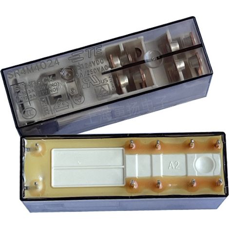 SR4M4024 24VDC TE Connectivity elevator safety relay, brand new and genuine, made in China.
