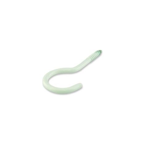 Ganci a vite suki 6175047 plastica bianca 18 pezzi
