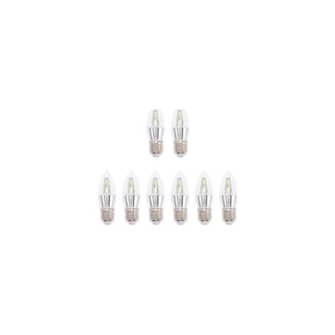 Lot de 8 Ampoules LED Décoratives Style Candélabre - EINNENFFER - Éclairage Économique, Compatible Lustres et Ventilateurs de Plafond