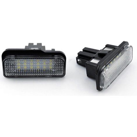 Lot de 2 feux de plaque d'immatriculation à LED SMD 18 pour clignotants de voiture (1/4)