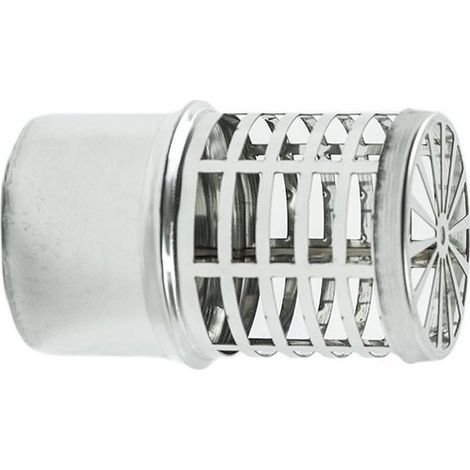 Fumaiolo terminale eco pellet per tubi pellet innesto m maschio, diametro 100mm (1/3)