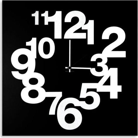 Orologio da parete design moderno in metallo 50 cm (1/5)