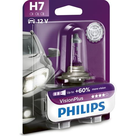 1 ampoule H7 Vision Plus 60 pourcent (1/2)