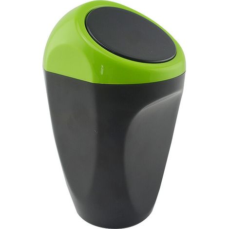 Poubelle de voiture Poubelle de bureau à domicile portable Stockage des déchets(vert) (1/4)