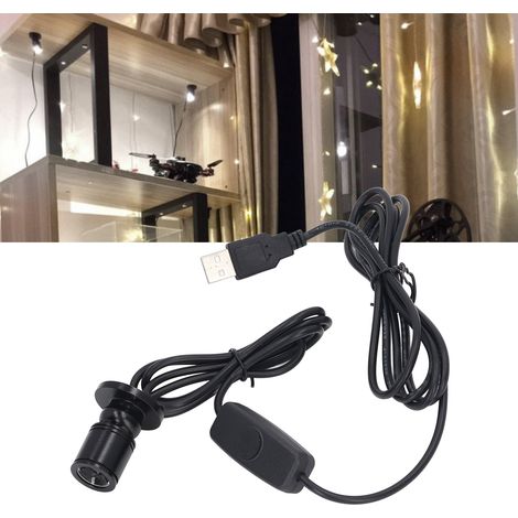 Éclairage LED pour vitrine, spot à intensité variable, mini spot encastré pour cave à vin de comptoir, spot USB, lumière blanche neutre 6000K (1/5)