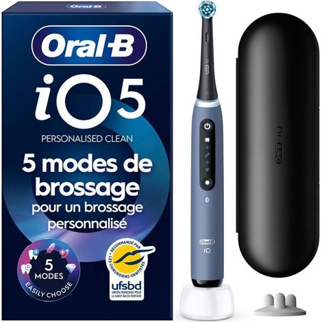 Cepillo de dientes eléctrico Oral B iO5 Series Ocean Blue (1/5)