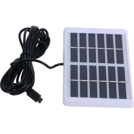 Panneau solaire 6V 1.2W avec port Micro USB, chargeur polycristallin pour appareils portables (1/5)