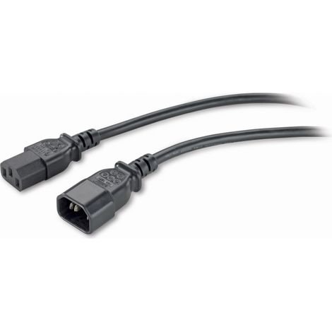 Câbles - Alimentation APC CORDON ELECTRIQUE DE RACCORDEMENT LONGUEUR 2.5M NORME IEC 320 C13 VERS C14 (1/2)
