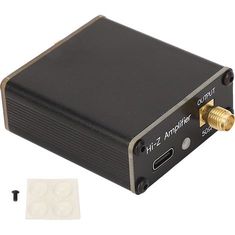 Amplificateur d'impédance pour interphone radio, dispositif de conversion haute et basse, 1MΩ à 50Ω, batterie intégrée (1/5)