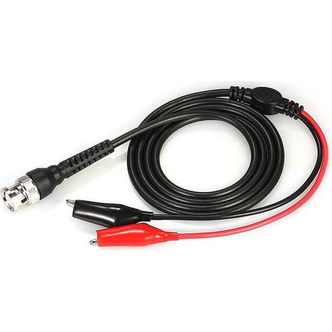 LODESTAR BNC-Messleitungssatz mit Krokodilklemmen, BNC-auf-Doppelklemmen-Kabel, 50-MΩ-Koaxial-HF-Tastkopf