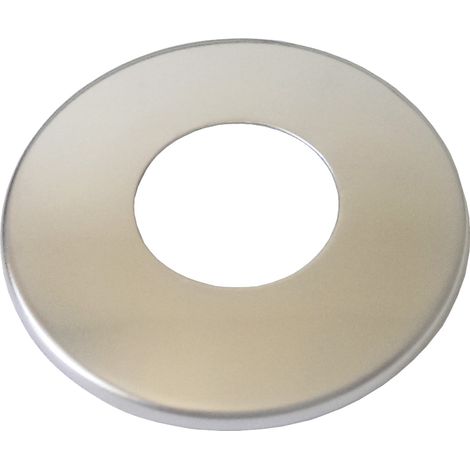3/4"-Rosette aus verchromtem Edelstahl (1/3)