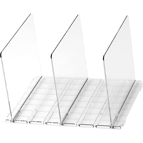 Adjustable Clear Plastic Shelf Divider (1/5)